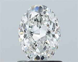 Picture of Natural Diamond 0.90 Carats, Oval with  Cut, G Color, VS2 Clarity and Certified by GIA
