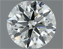 Natural Diamond 0.50 Carats, Round with Very Good Cut, L Color, VS2 Clarity and Certified by GIA