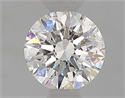 Natural Diamond 0.80 Carats, Round with Excellent Cut, F Color, SI2 Clarity and Certified by GIA