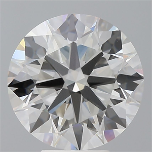 Picture of Lab Grown Diamond 6.07 Carats, Round with Excellent Cut, E Color, VVS2 Clarity and Certified by IGI