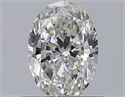 Natural Diamond 0.50 Carats, Oval with  Cut, G Color, VVS1 Clarity and Certified by GIA