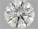 Natural Diamond 0.42 Carats, Round with Excellent Cut, L Color, VS2 Clarity and Certified by GIA