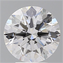 Lab Grown Diamond 4.07 Carats, Round with Ideal Cut, E Color, VS1 Clarity and Certified by IGI