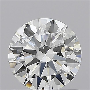 Picture of Natural Diamond 0.70 Carats, Round with Excellent Cut, H Color, SI2 Clarity and Certified by GIA