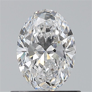 Picture of Natural Diamond 0.61 Carats, Oval with  Cut, D Color, VS1 Clarity and Certified by GIA
