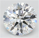 Del inventario de diamantes de laboratorio, 3.57 quilates, Redondo , Color D, claridad VVS1 y certificado IGI