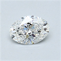Diamante Natural 0.50 quilates, Ovalado , Color E, claridad VS1 y certificado GIA