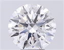 Lab Grown Diamond 4.03 Carats, Round with Ideal Cut, G Color, VVS2 Clarity and Certified by IGI