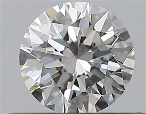 Picture of Natural Diamond 0.41 Carats, Round with Excellent Cut, G Color, VS2 Clarity and Certified by GIA
