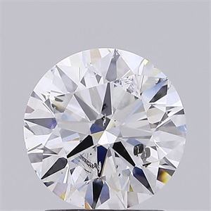 Foto Diamante Natural 2.00 quilates, Redondo , Color D, claridad I1 y certificado GIA de