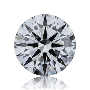 Picture of Natural Diamond 0.40 Carats, Round with Very Good Cut, F Color, SI2 Clarity and Certified by GIA