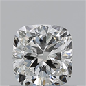 Natural Diamond 0.70 Carats, Cushion with  Cut, H Color, VS2 Clarity and Certified by GIA