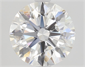Natural Diamond 1.60 Carats, Round with Excellent Cut, D Color, VVS1 Clarity and Certified by GIA