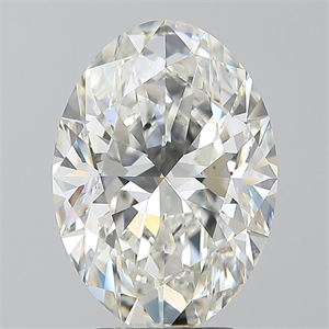 Picture of Natural Diamond 3.52 Carats, Oval with  Cut, H Color, SI1 Clarity and Certified by GIA