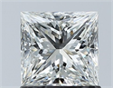 Natural Diamond 1.01 Carats, Princess with  Cut, G Color, VS1 Clarity and Certified by GIA