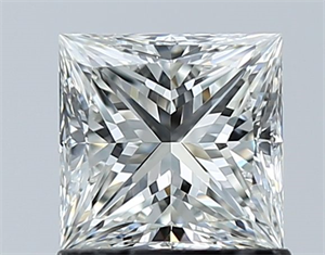 Picture of Natural Diamond 1.01 Carats, Princess with  Cut, G Color, VS1 Clarity and Certified by GIA