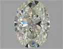 Natural Diamond 1.20 Carats, Oval with  Cut, J Color, VS2 Clarity and Certified by GIA