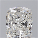 Diamante Natural 0.77 quilates, Del cojín , Color F, claridad SI1 y certificado GIA
