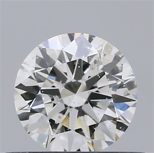 Picture of Natural Diamond 0.41 Carats, Round with Excellent Cut, G Color, SI2 Clarity and Certified by GIA