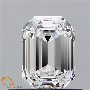 Picture of Natural Diamond 0.50 Carats, Radiant with  Cut, E Color, VVS2 Clarity and Certified by GIA