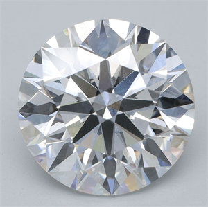 Picture of Lab Grown Diamond 4.65 Carats, Round with Ideal Cut, F Color, VVS2 Clarity and Certified by IGI