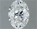 Diamante Natural 1.20 quilates, Ovalado , Color F, claridad SI2 y certificado IGI