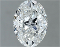 Diamante Natural 1.20 quilates, Ovalado , Color F, claridad SI2 y certificado IGI