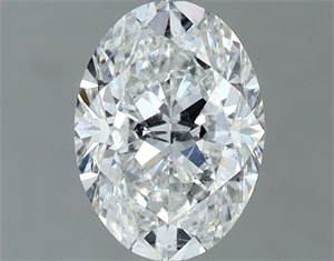 Foto Diamante Natural 1.20 quilates, Ovalado , Color F, claridad SI2 y certificado IGI de