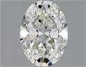 Natural Diamond 1.01 Carats, Oval with  Cut, F Color, VVS1 Clarity and Certified by GIA