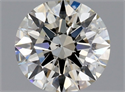 Natural Diamond 0.71 Carats, Round with Excellent Cut, K Color, SI1 Clarity and Certified by GIA