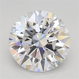 Picture of Lab Grown Diamond 2.82 Carats, Round with Excellent Cut, D Color, IF Clarity and Certified by IGI