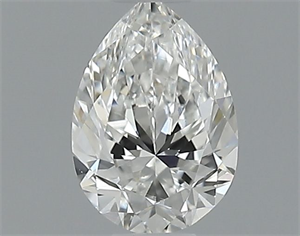 Foto Diamante Natural 0.40 quilates, De pera , Color G, claridad VS2 y certificado GIA de