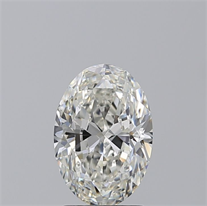 Foto Diamante Natural 2.01 quilates, Ovalado , Color G, claridad SI1 y certificado GIA de
