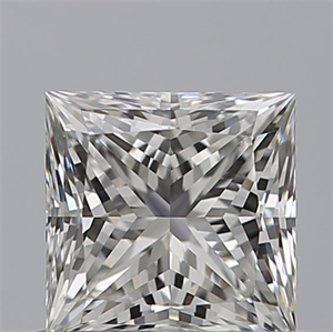 Picture of Natural Diamond 0.70 Carats, Princess with  Cut, F Color, VVS1 Clarity and Certified by GIA