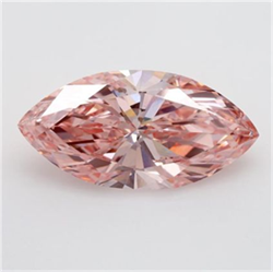 Picture of Lab Grown Diamond 9.02 Carats, Marquise with  Cut, Fancy Intense Pink Color, VS1 Clarity and Certified by IGI
