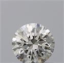 Natural Diamond 0.50 Carats, Round with Excellent Cut, H Color, VVS2 Clarity and Certified by IGI