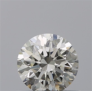 Picture of Natural Diamond 0.50 Carats, Round with Excellent Cut, H Color, VVS2 Clarity and Certified by IGI