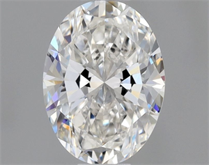 Picture of Natural Diamond 0.50 Carats, Oval with  Cut, F Color, VVS2 Clarity and Certified by GIA