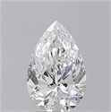 Natural Diamond 3.01 Carats, Pear with  Cut, D Color, SI1 Clarity and Certified by GIA
