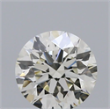Natural Diamond 0.40 Carats, Round with Excellent Cut, I Color, VVS1 Clarity and Certified by IGI