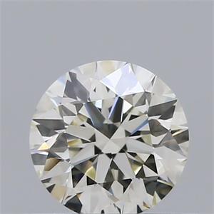 Picture of Natural Diamond 0.40 Carats, Round with Excellent Cut, I Color, VVS1 Clarity and Certified by IGI