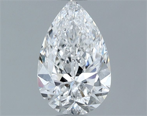 Foto Diamante Natural 0.60 quilates, De pera , Color E, claridad SI1 y certificado GIA de