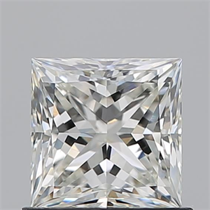 Picture of Natural Diamond 0.90 Carats, Princess with  Cut, J Color, VVS1 Clarity and Certified by GIA
