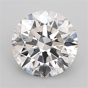 Picture of Lab Grown Diamond 1.55 Carats, Round with Ideal Cut, F Color, VVS2 Clarity and Certified by IGI