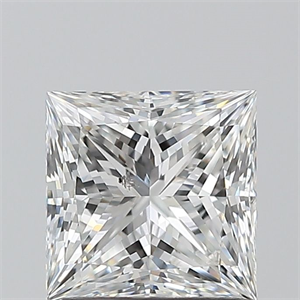 Foto Diamante Natural 1.20 quilates, Princesa , Color F, claridad SI1 y certificado GIA de