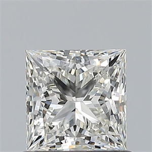Picture of Natural Diamond 0.80 Carats, Princess with  Cut, I Color, VVS1 Clarity and Certified by GIA