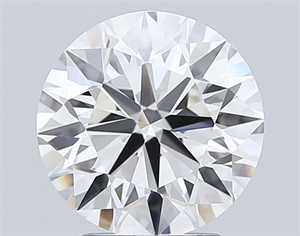 Picture of Lab Grown Diamond 2.71 Carats, Round with Excellent Cut, G Color, VVS1 Clarity and Certified by IGI