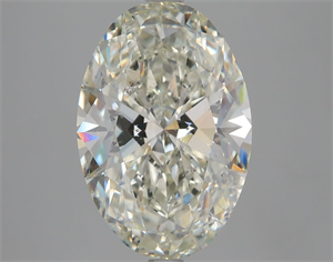 Foto Diamante Natural 5.30 quilates, Ovalado , Color K, claridad SI2 y certificado GIA de