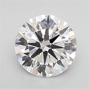 Picture of Lab Grown Diamond 1.06 Carats, Round with Ideal Cut, D Color, VVS2 Clarity and Certified by IGI