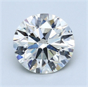 Diamante Natural 2.50 quilates, Redondo , Color I, claridad SI1 y certificado GIA